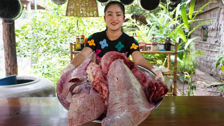Countryside Life TV: Yummy beef lungs curry cooking – Beef lungs recipe