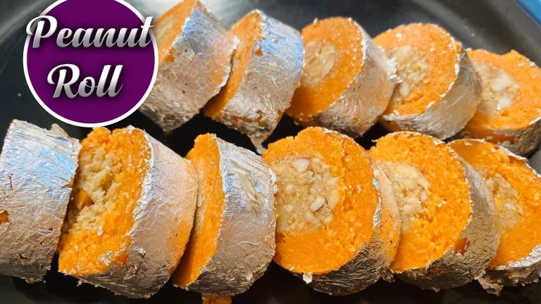 Peanut Roll Recipe | मूंगफली से बनाए ऐसी टेस्टी बर्फी की काजू कतली भी लगेगी बेस्वाद | Sweet Recipe