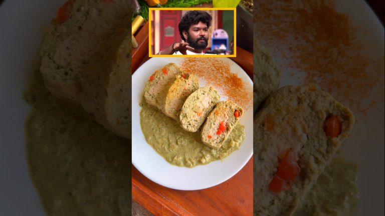 🔥😱குக் வித் கோமாளி விஜய் டிவி🔥 Vj vishal Chicken roll recipe | Chicken roulade recipe Tamil #cwc5