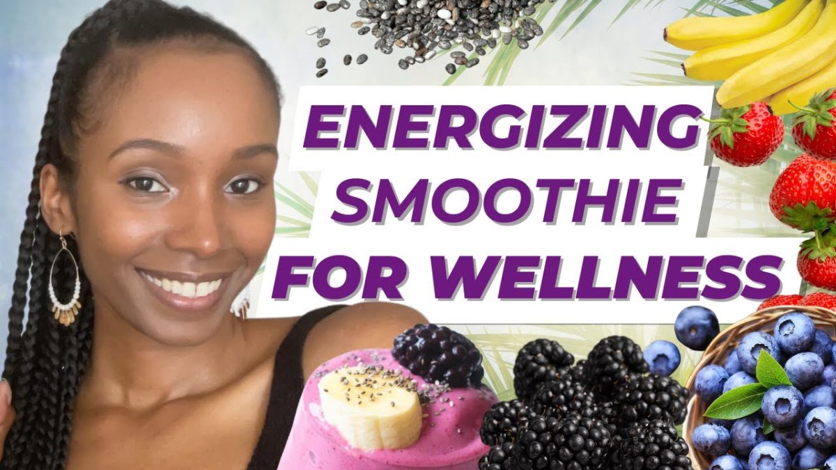 Strawberry Blueberry Blackberry Banana Chia Seed Smoothie