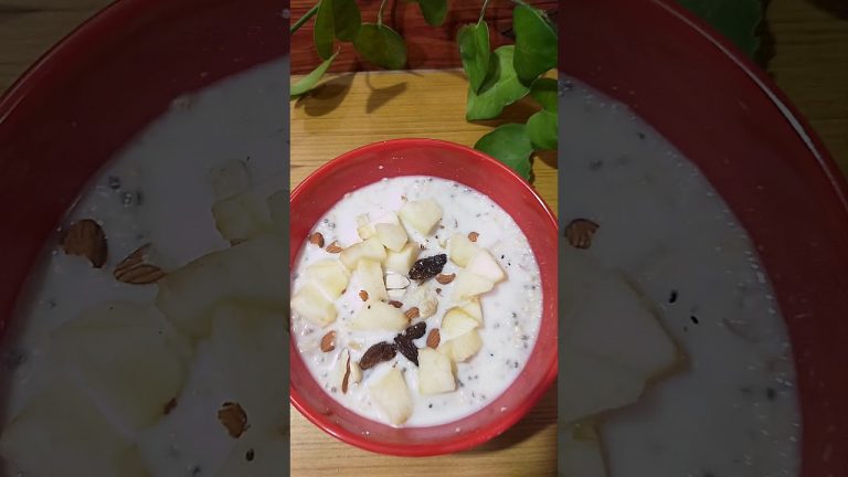 Weight Loss Chia & Oats Recipe also Breakfast #ytshorts #telugushorts #trending