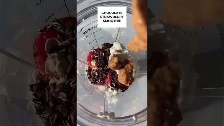 Chocolate Strawberry Smoothie #short