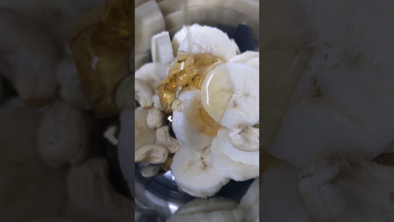 Banana Cashew Nut Smoothie  #shorts  #ytshorts #shortsfeed #smooth #healthy