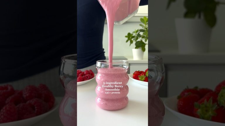 5-ingredient High-protein Smoothie without Protein Powder😋 #smoothie #healthyrecipes #breakfast