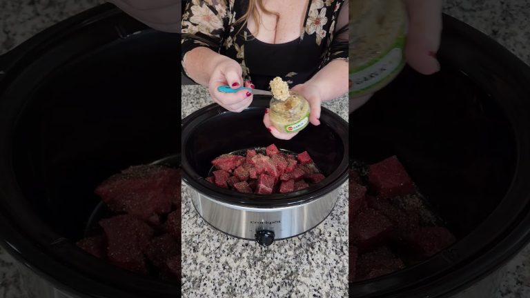 Crockpot Beef Bites #crockpot #crockpotcooking #shorts