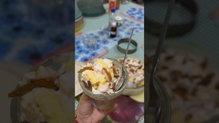 Maasi’s special dessert🍨 #youtubeshorts #dessert #recipe #cooking #baking #viralvideo #trending #fyp