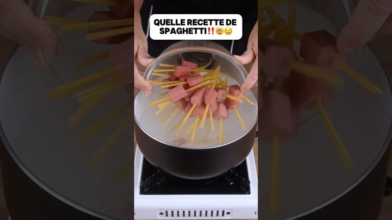 Partie1|Une recette de spaghetti pas comme les autres‼️🤯🤤#cooking#recette#delicious#découverte#fyp