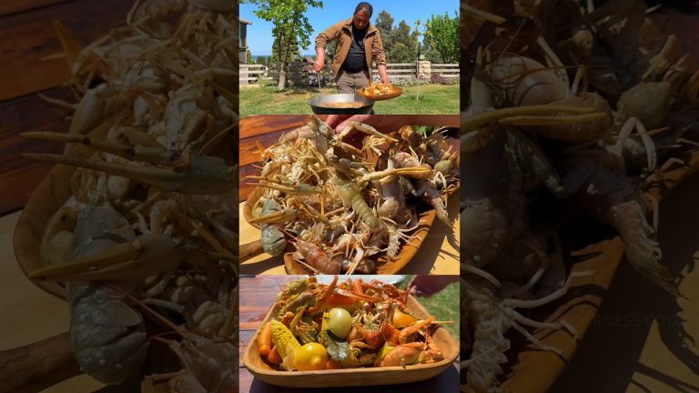 Best Boiled Crayfish Recipe with Homemade Sauce! Easy & Delicious #shorts #crayfish #recipe