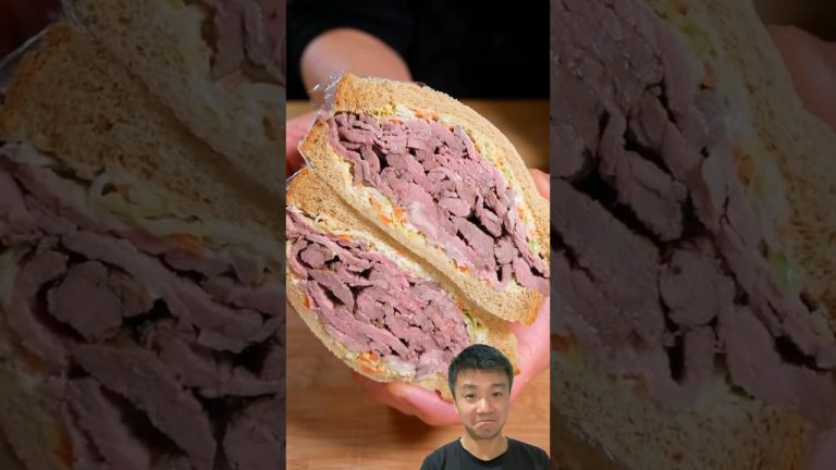 Roast beef sandwich #cooking #bayashi #food #recipe #sandwich #asmr #lobsterboil #seafood #lobster