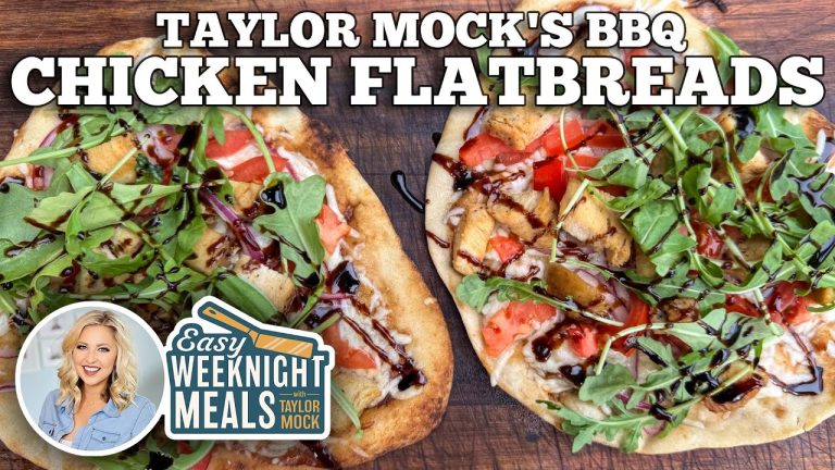 Easy Weeknight Meal: Taylor Mock's BBQ Chicken Flatbreads | Blackstone Griddles