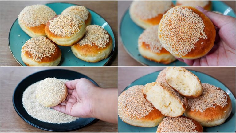 Homemade Bread is Better than Stores | Fried Bun Recipe | Sesame Bread Recipe