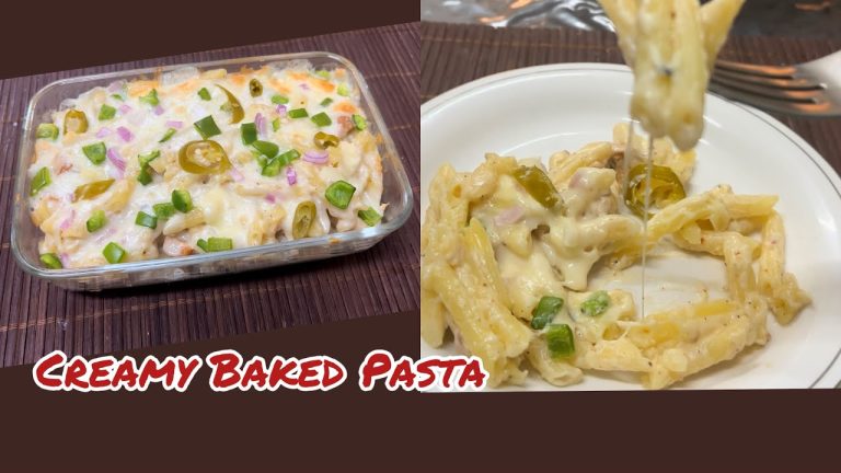Creamy Baked Chicken Pasta || white Sauce Pasta || Perfect Recipe 🥰👌
