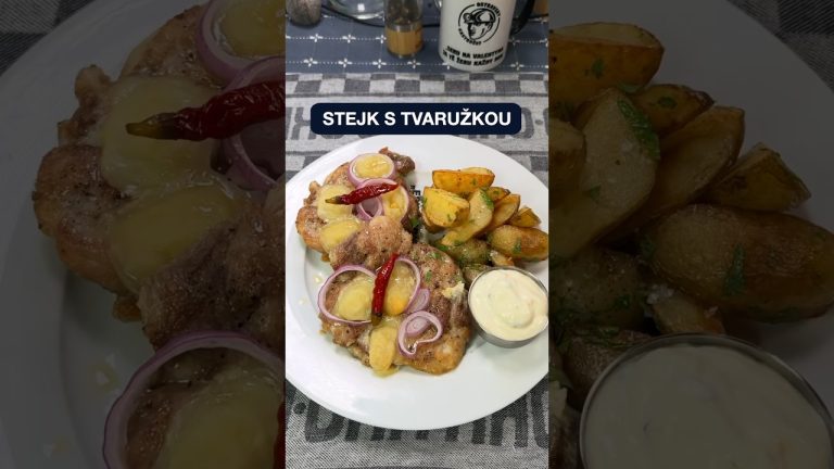 Přirodni řizek se zapečenou tvaružkou 🍺 #ostravskygastrošef