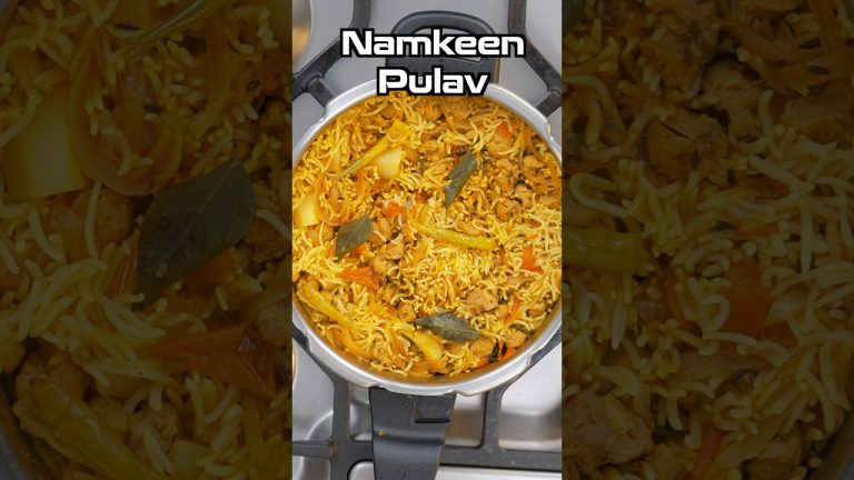 10 min wale Spicy NAMKEEN PULAV #bharatzkitchen #food #recipe #bharatzkitchan #cooking