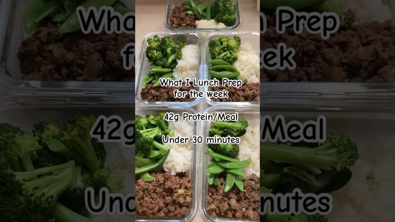 Weekly Lunch Prep – Ginger Beef Bowl