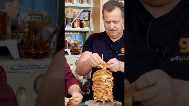 Βάση για Γύρο #bbq #grill #amberq #gyro #howto #grilling #cooking #easy #tools #bbqlovers #greece