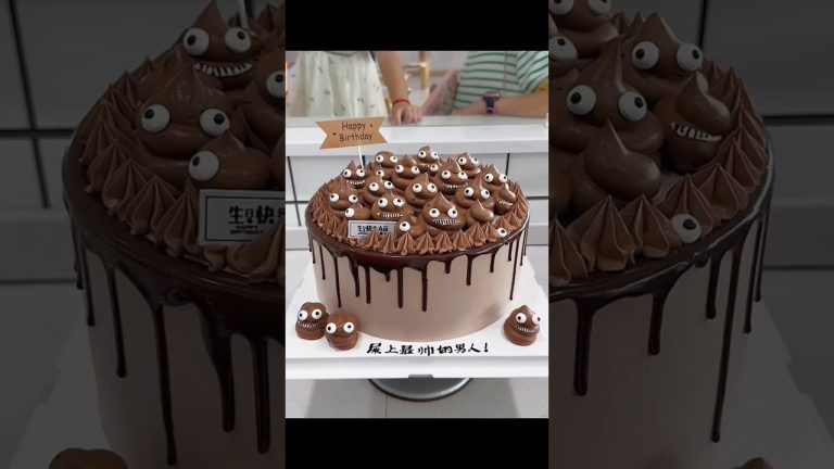 Detailed tutorial on making retro chocolate cakes #tiglezcakes #licake #shorts