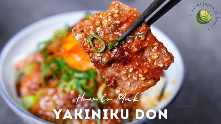 10 Minute Yakiniku Don 2.0 (BBQ Style Beef Rice Bowl Recipe)