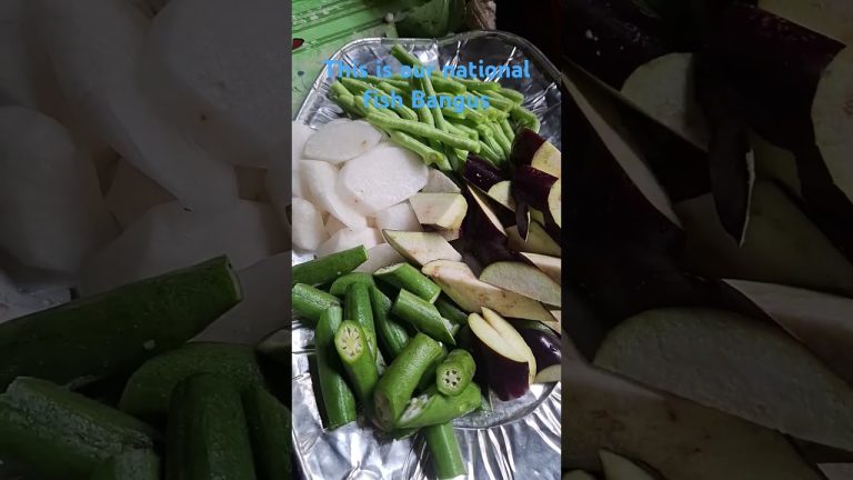 Let's cook  singing na bangus filipino dish our national fish with vegetables  yummy 😋