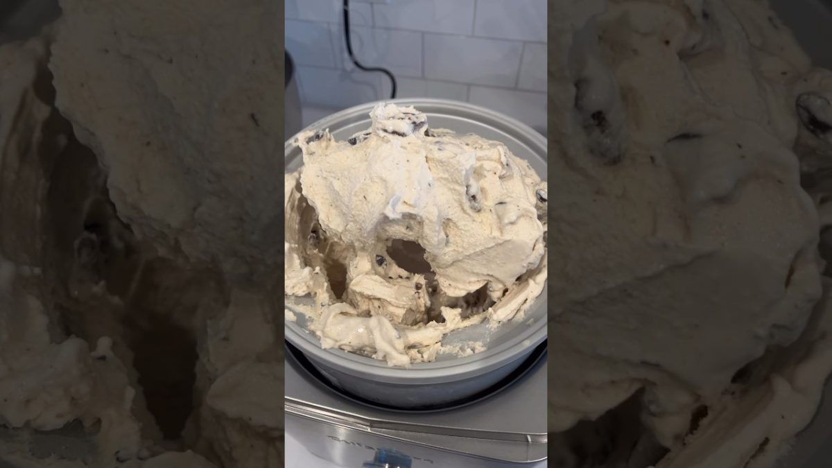 Healthier Ice Cream Recipe with Date Sugar #icecream #dessert #recipe #snacks