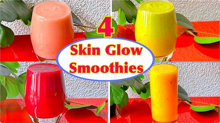4 Skin Glow Smoothie Recipes | Apple based Healthy Smoothies