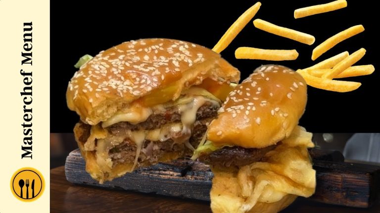 Classic Beef Burger Recipe😍 | Better than fast food by Masterchef Menu