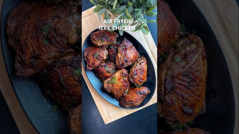Easy Air Fryer Jerk Chicken #shorts