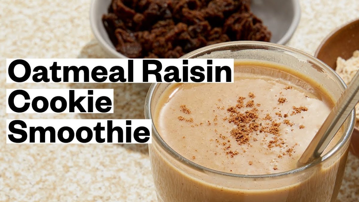 Vegan Oatmeal Raisin Cookie Smoothie Recipe