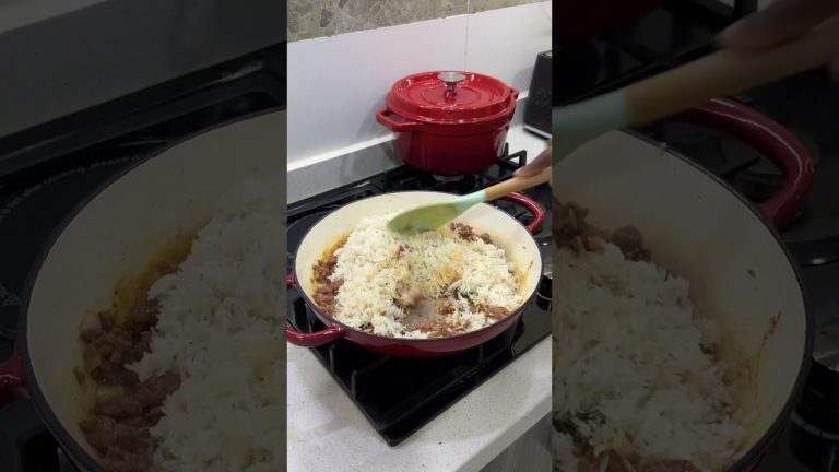 MINCED BEEF RICE  #cooking #youtubeshorts #food #recipe #youtubechamps