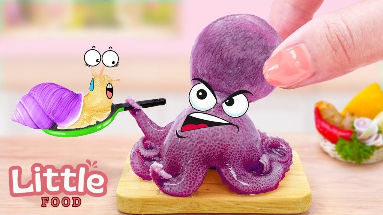 Seafood Recipes 🐙 秘密の揚げタコレシピ | 美味しいシーフード料理 🍤 リトルフードクッキング