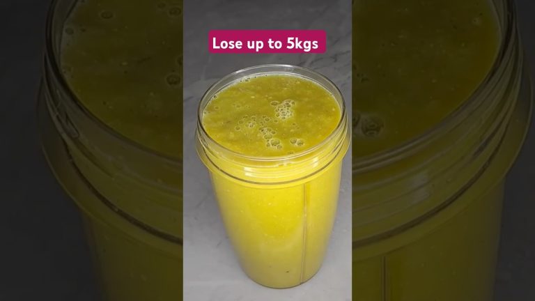 Orange Fat Burning Smoothie Recipe For Quick Weight Loss #shorts #smoothierecipes