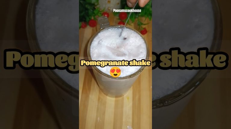 how to make pomegranate shake 😋#youtube #cooking #ytshorts #yt