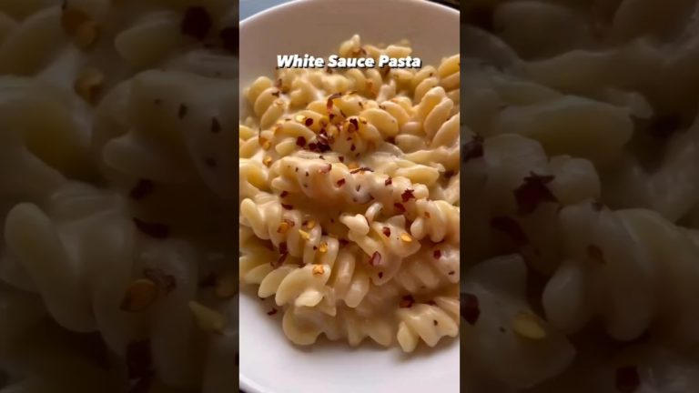 White sauce pasta recipe| how to make white sauce pasta at home #snackresipes #easysnacks