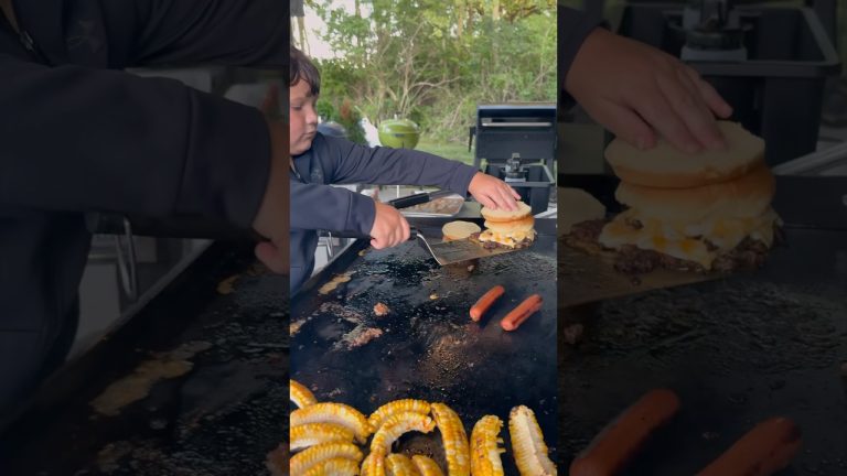 Grill Master Apprentice! #Shorts #webergrills #grillography