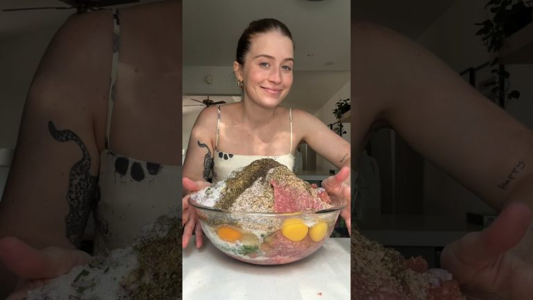 Big Batch Meatball Postpartum Prep!