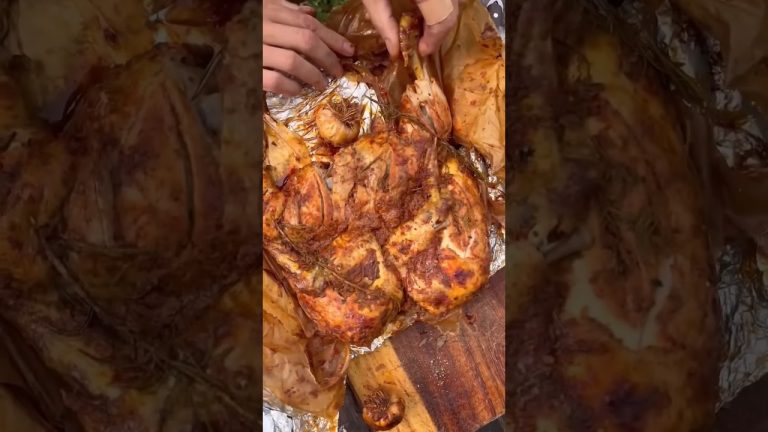 😋#food #chicken #cooking #outdoorcooking #chef😋 😋#camping #nature #chickenrecipes 😋