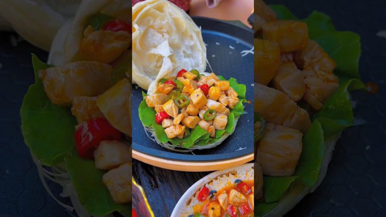 Chinese burger Fish-flavored Shredded Pork