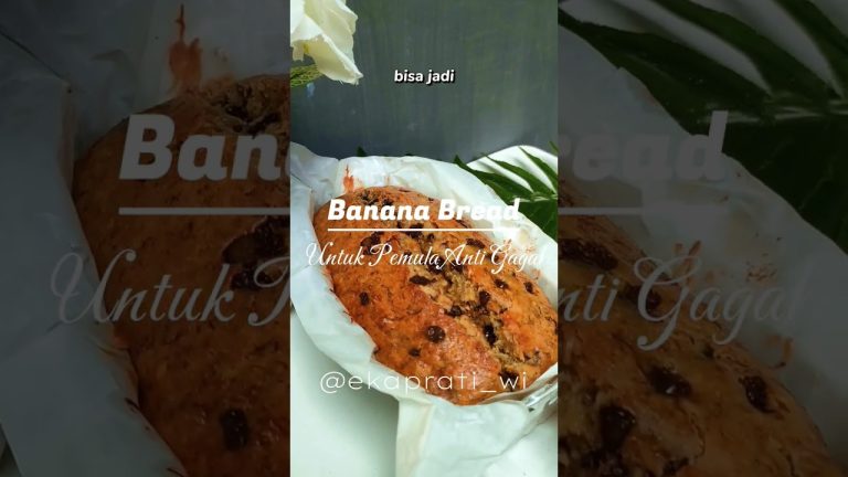 Olahan Pisang Kematengan Jadi Banana Bread Favorit Si Kecil #resepsederhana #camilansederhanadanenak