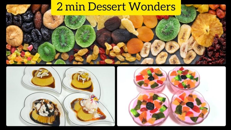 Fast, Easy, & Impressive! 2-Minute Dessert Recipes With Presentation Inspiration