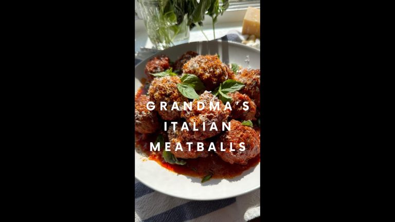 Grandma's Italian Meatballs