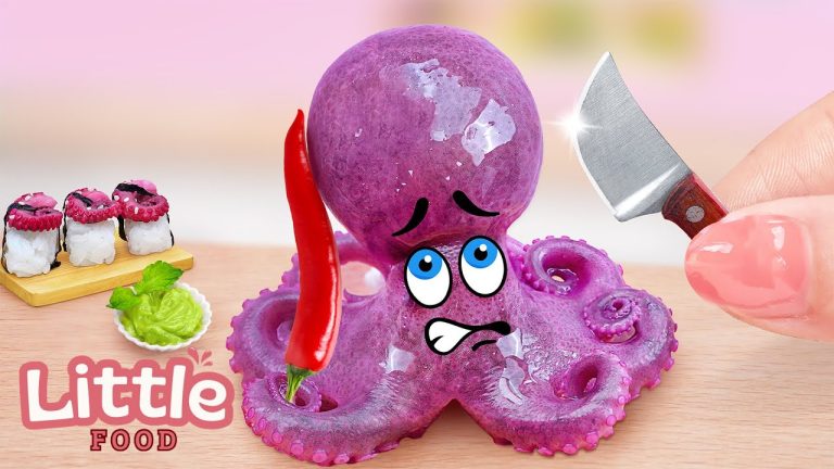 Seafood Recipes 🍣 秘伝の日本風タコ寿司レシピ | 美味しいシーフード料理 🍱 リトルフードクッキング