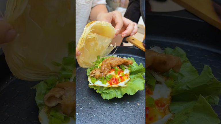 Chinese burger Pork and Egg