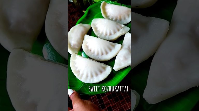 Sweet kozhukattai recipe #pooranamkolukattai #sweetkolukattai #shorts #youtubeshorts #kozhukattai