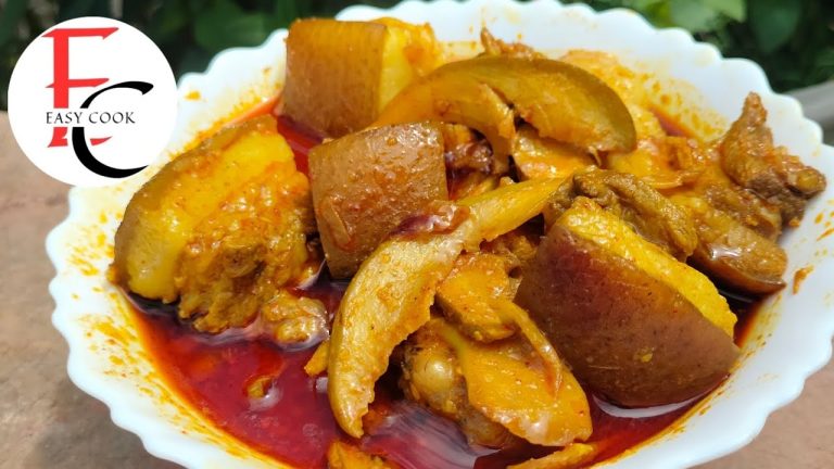 COOKING PORK CURRY WITH ELEPHANT APPLE | ASSAMESE DELICACY🤤PORK CURRY WITH ELEPHANT APPLE RECIPE