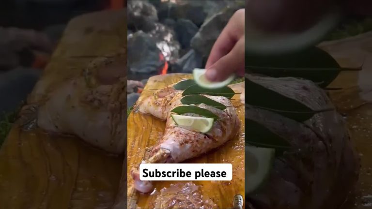 #cooking #food #outdoorcooking #chicken #camping #bushcraft #recipe #bbq #مخبوزات