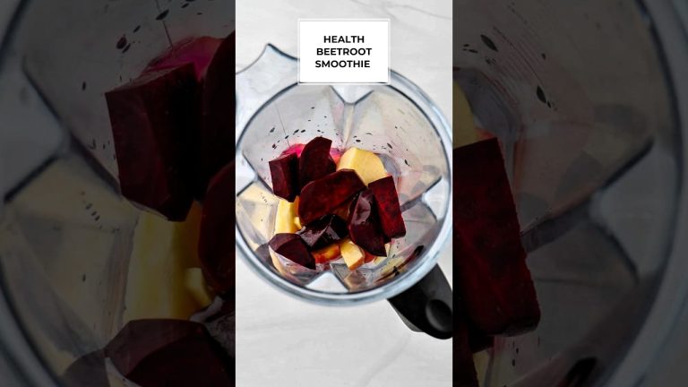 Beetroot Smoothie | Healthy Breakfast Smoothie for Detox or Weightloss #shorts