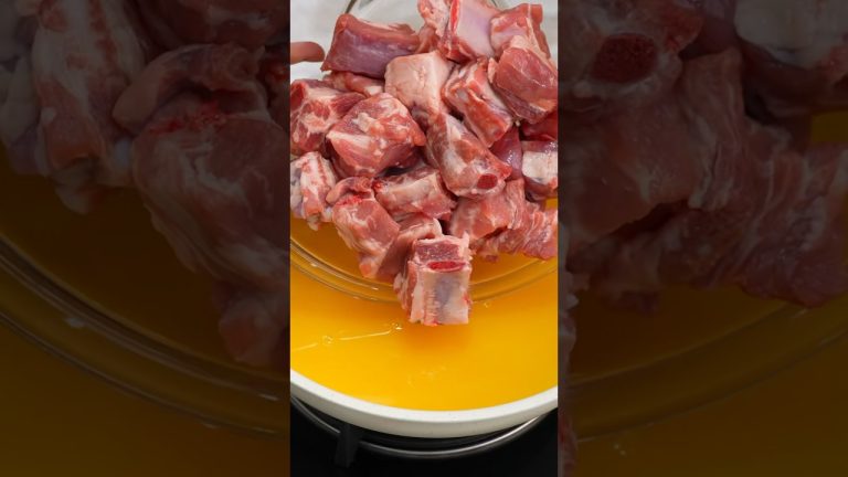 Ya no cocino las costillas en agua, ahora lo hago en jugo de naranja…