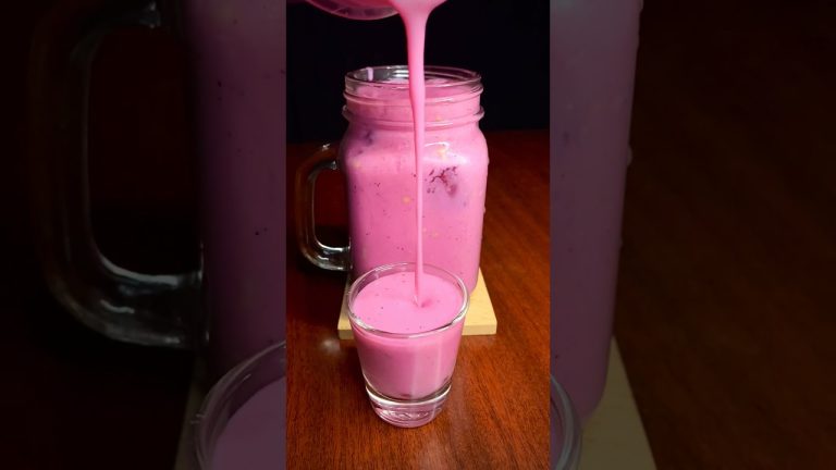 Red Guava Shake ASMR #shorts #asmrfood #favfoods