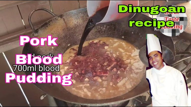 How to cook Dinugoan / pork blood recipe