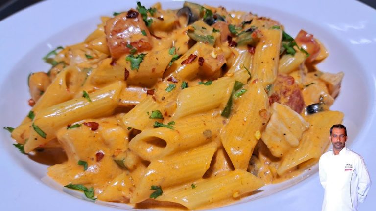 Spicy Creamy Chicken Pasta | Pasta Recipe